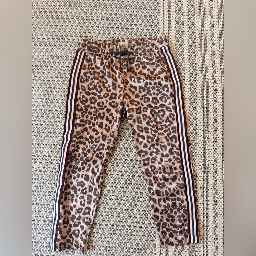 MOTHER The Lounger Leopard Print Ankle
Track Pants In Wildcat L - Picture 4 of 8